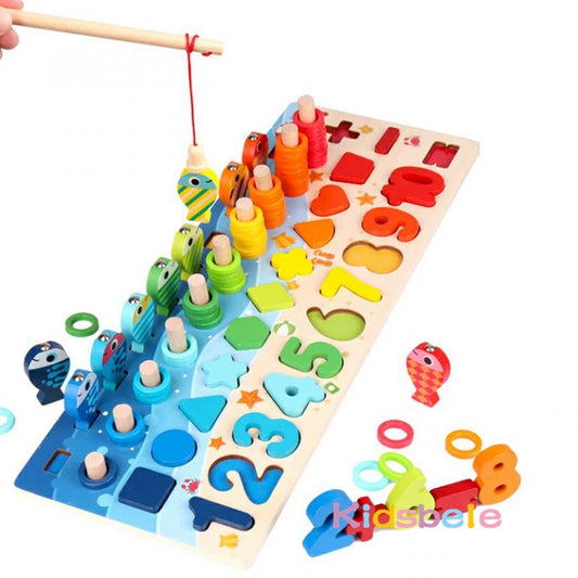 Montessori Math Toy Wooden Puzzle for Early Learning Fun