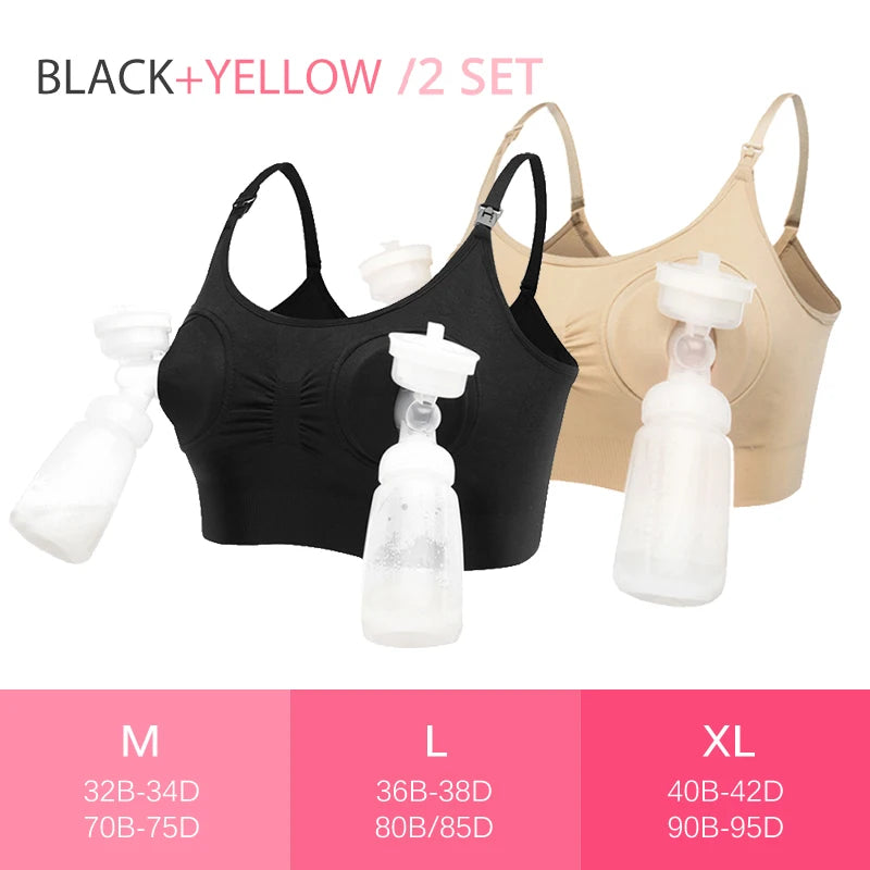 Hands-Free Pumping Bra – All-Day Nursing Comfort