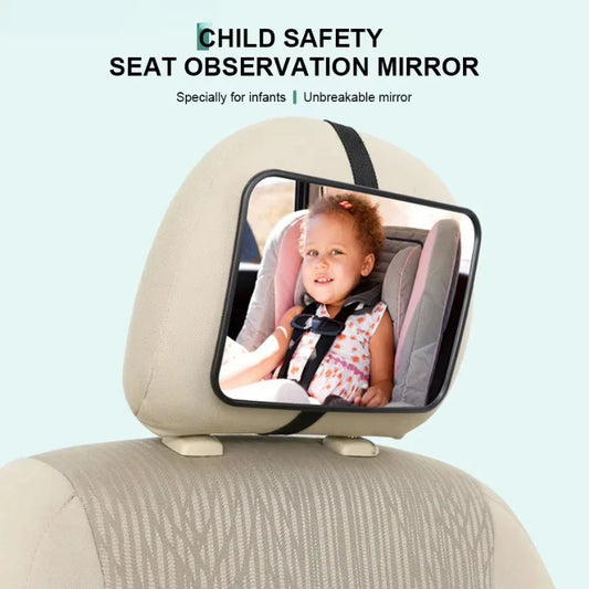 Car Rearview Baby Mirror – Safety Wide Angle Design