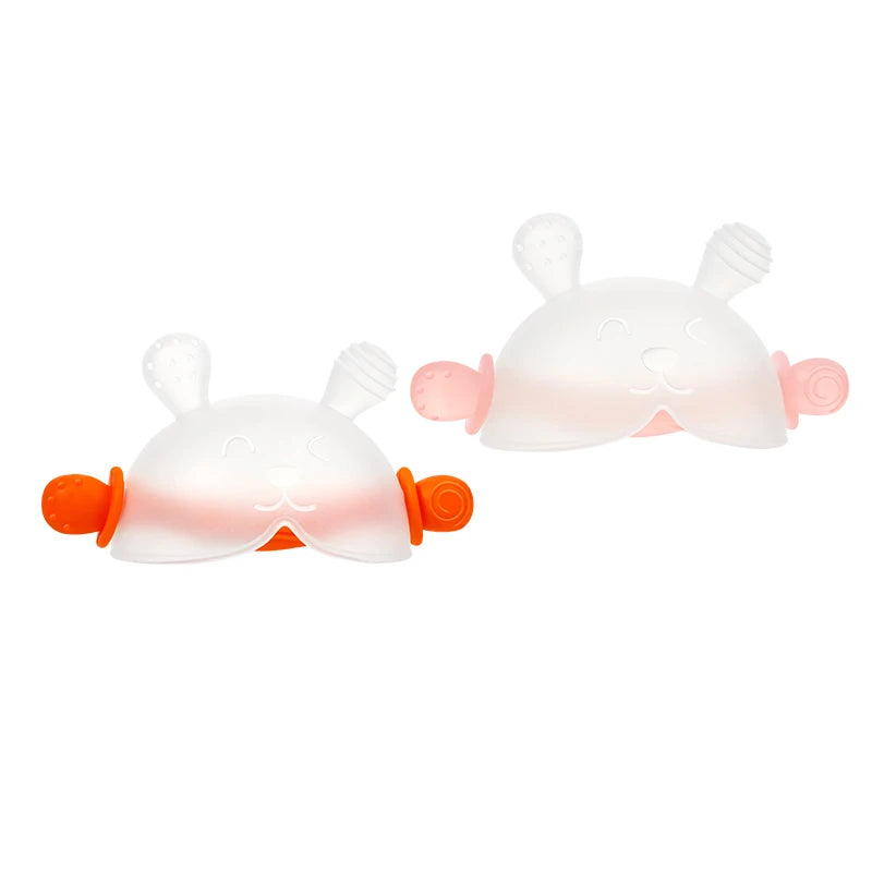 Bunny Silicone Teething Toy – Anti-Thumb Sucking Relief
