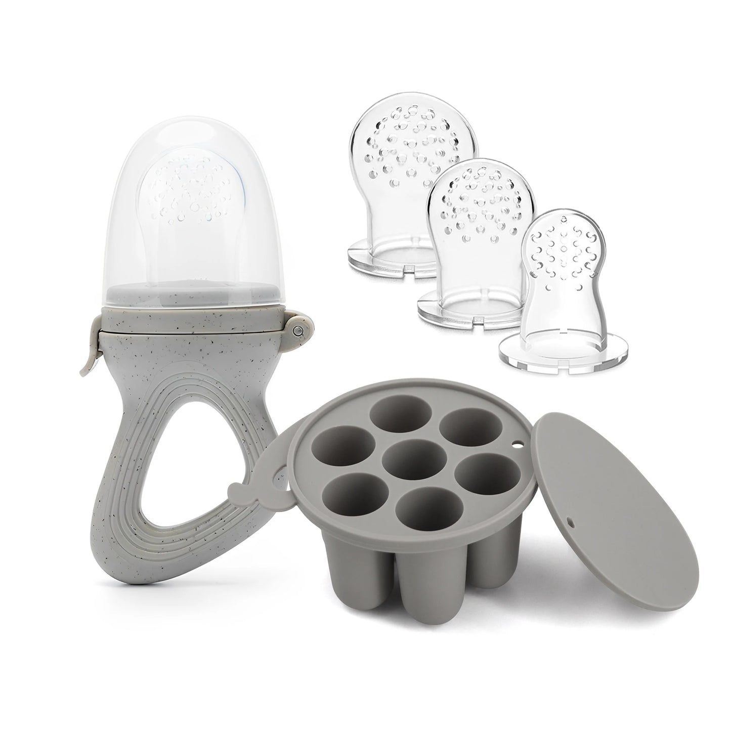 Baby Fruit Feeder Teether – Safe Self-Feeding & Freezer Set
