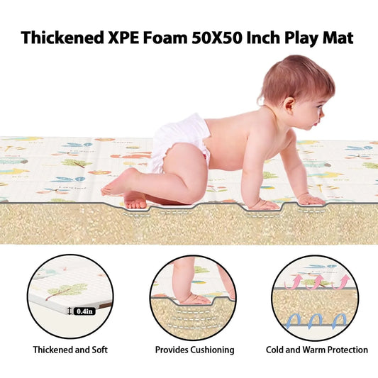 Foldable Baby Play Mat – Safe & Educational Activity Carpet