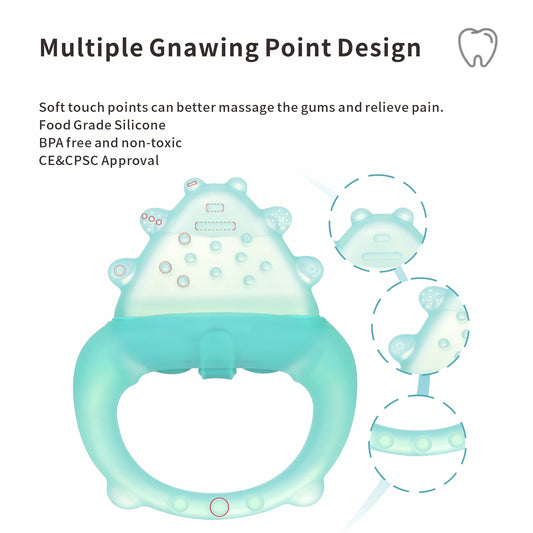 Freezable Baby Silicone Teething Toys – Cooling Relief