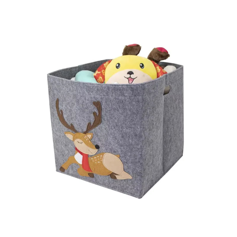 Foldable Toy Storage Box – Cute Organizer for Kids’ Room