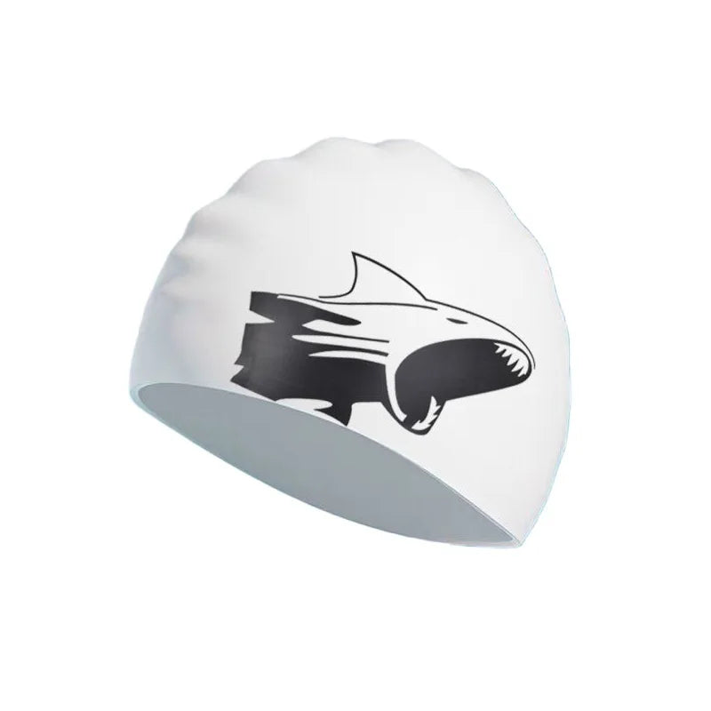 Silicone Swimming Cap – Cute Cartoon Design, Hair Protection