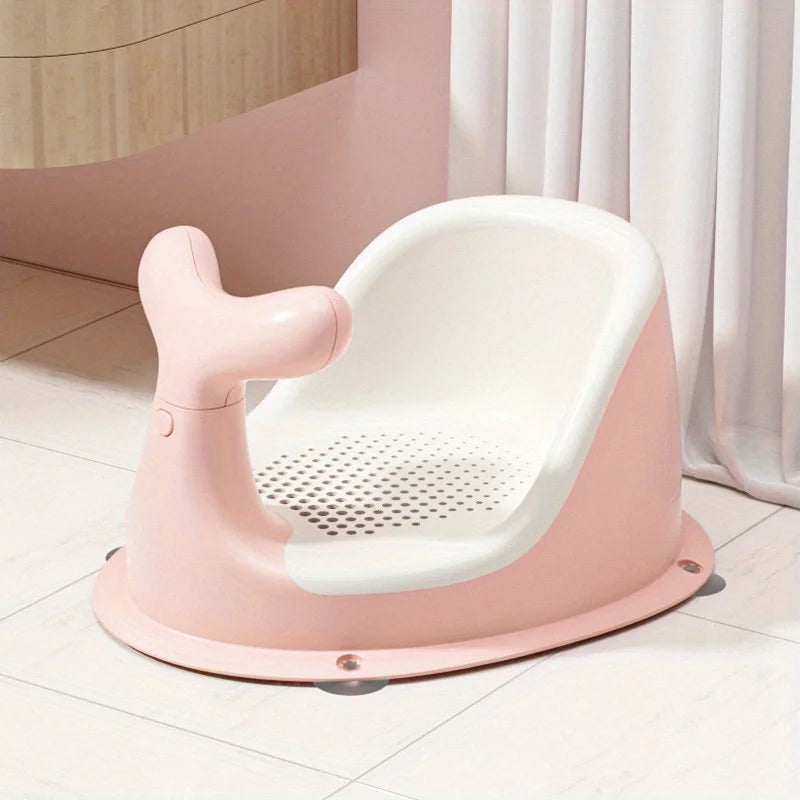 Silicone Baby Bathtub with Temperature Sensor & Foldable Design