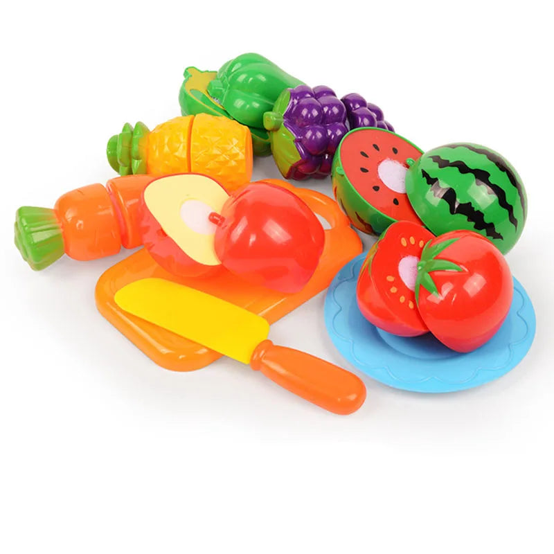 Montessori Fruit Cutting Toy Set for Creative Learning Fun