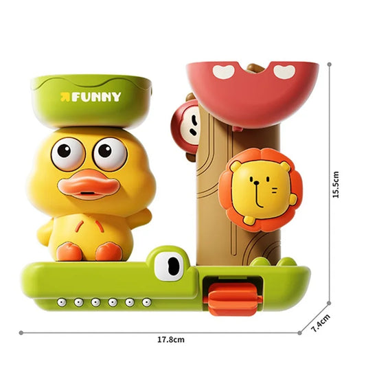 Cartoon Duck Bath Toy – Rotating Fun Water Play