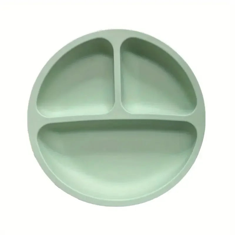 Baby Silicone Dining Plate – Suction Bowl for Easy Feeding