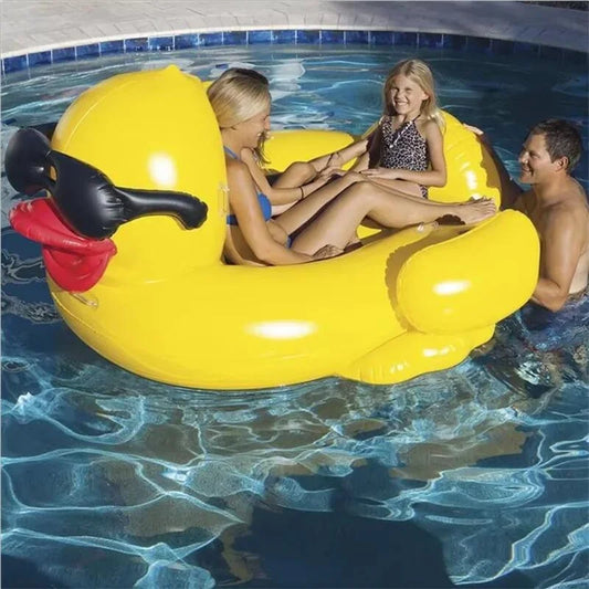 Inflatable Pool Float Duck Bed for Fun & Relaxing Water Play