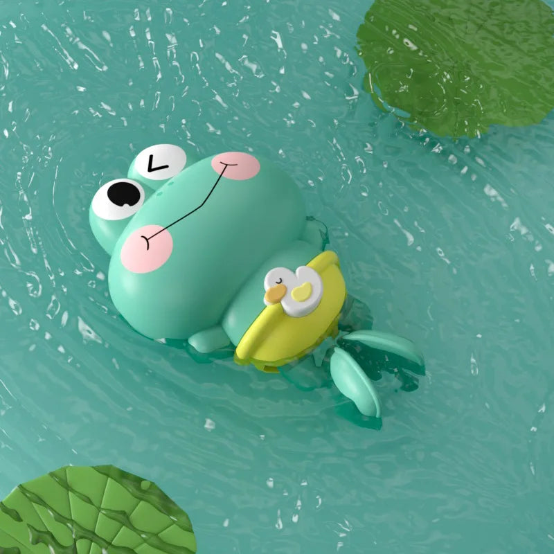 Clockwork Frog Bath Toys – Floating Fun for Kids