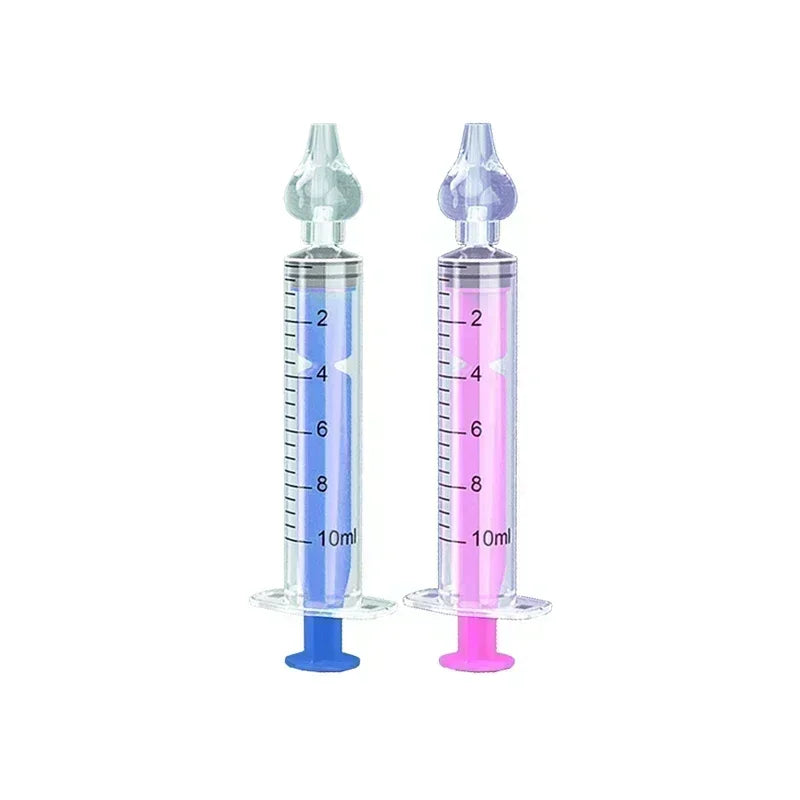 Baby Nasal Aspirator Syringe Safe Reusable Nose Cleaner