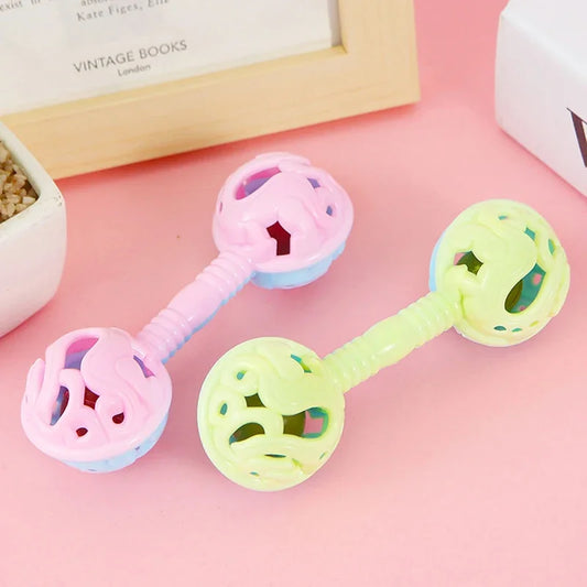 Double-Headed Baby Hand Rattle – Fun Musical Toy Set