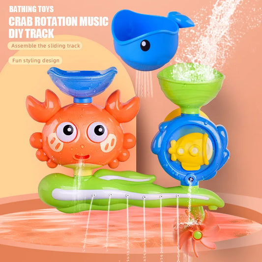 Baby Bathtub Water Play Set – Rotating Sprinkler Fun