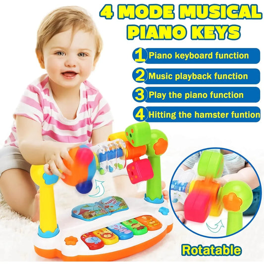 Baby Piano Toy Keyboard – Early Learning Music & Lights