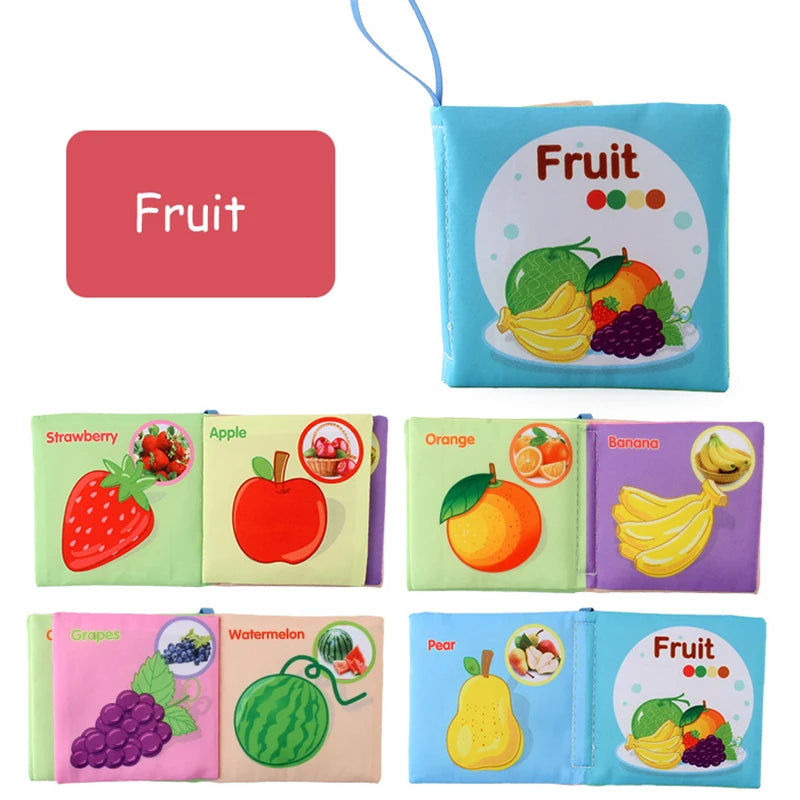 Baby Soft Cloth Book – Montessori 3D Educational Toy