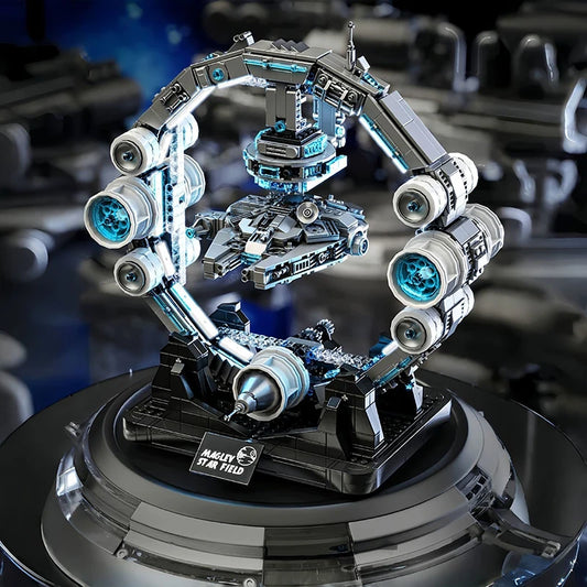 Falcon Spaceship Building Blocks – LED Display Model