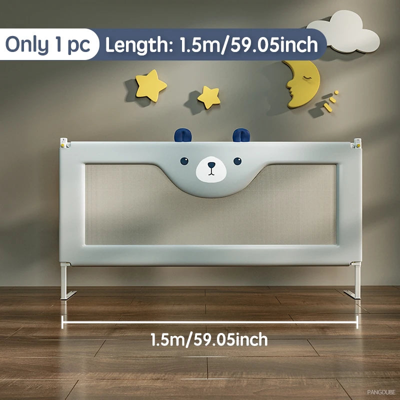 Baby Bed Guard Rail for Safer Sleep & Fall Protection