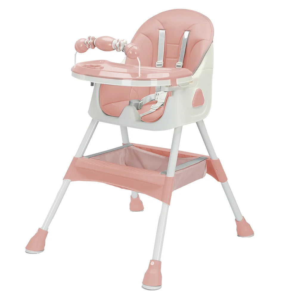 Foldable Baby High Chair – Anti-Slip & Easy Clean Feeding