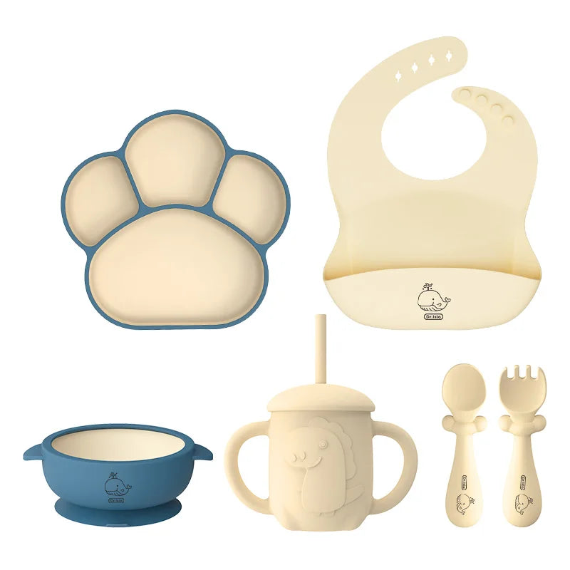 Children's Silicone Tableware Set – Safe & Easy Feeding