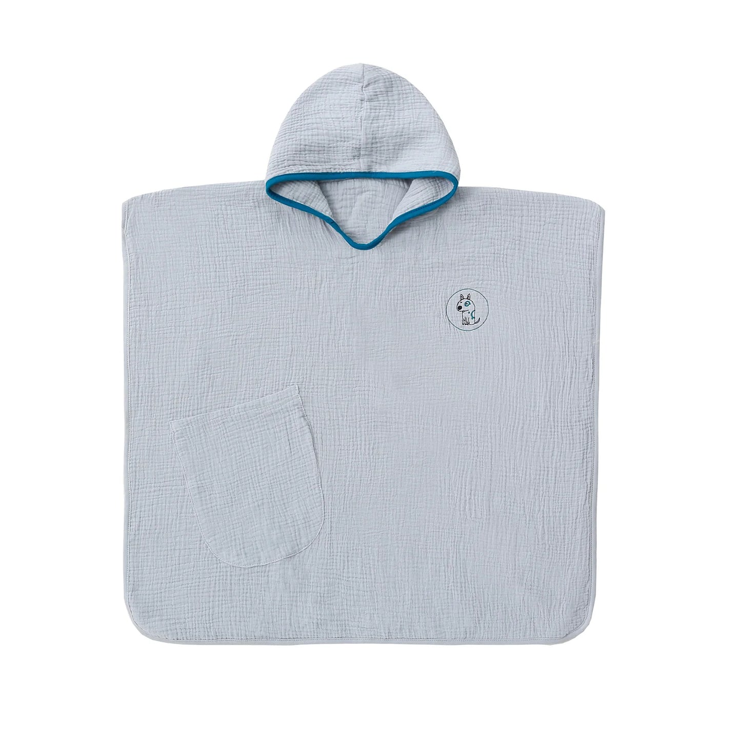 Muslin Baby Hooded Poncho Towel – Soft & Quick-Dry
