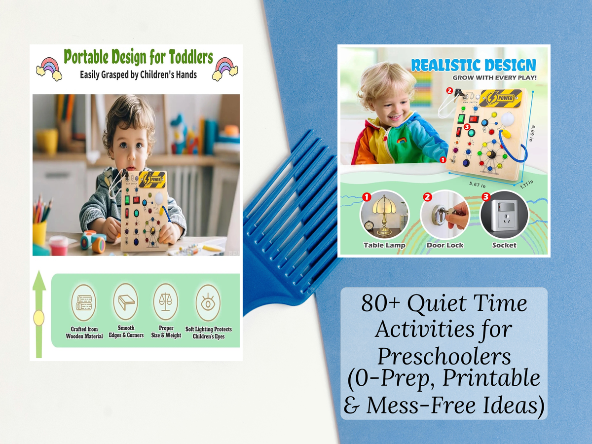 Quiet Time Activities for Preschoolers: 80 Calm Ideas – KentDO™ Mom & Baby