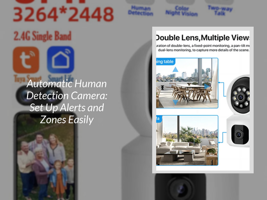 Automatic Human Detection Camera: Set Up Alerts and Zones Easily
