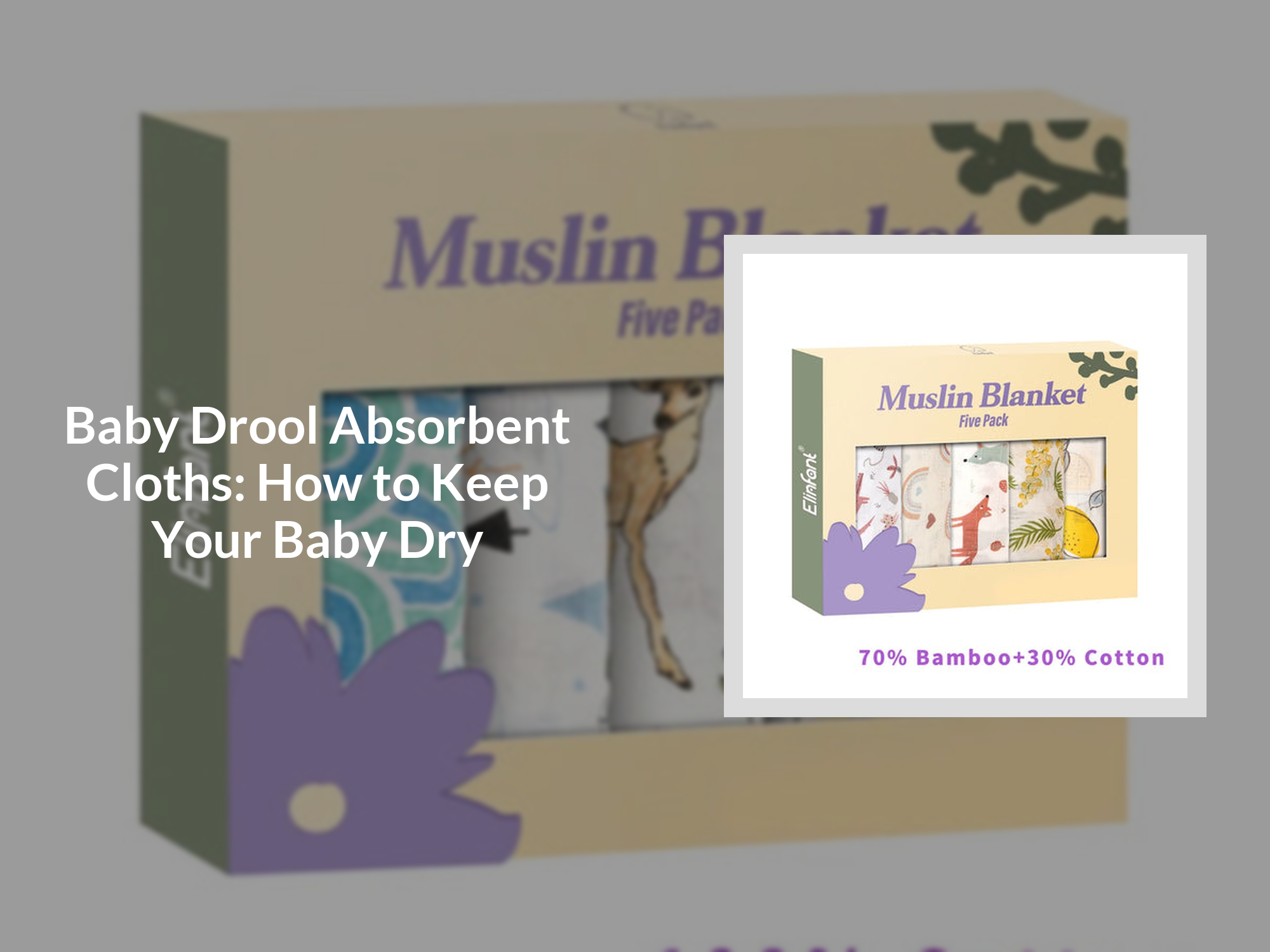 Baby Drool Absorbent Cloths: How to Keep Your Baby Dry – KentDO™ Mom & Baby