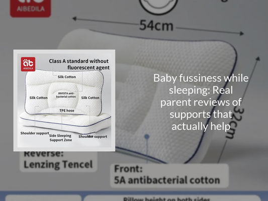 Baby fussiness while sleeping: Real parent reviews of supports that actually help