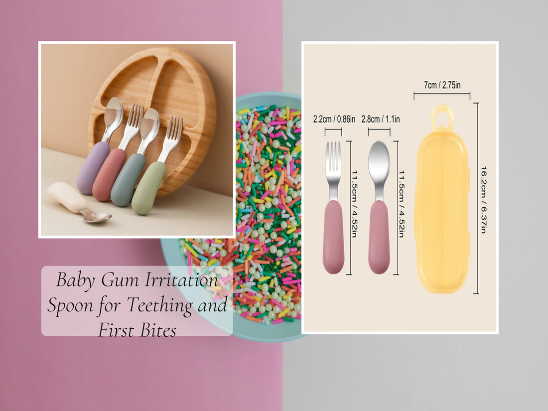 Baby Gum Irritation Spoon for Teething and First Bites