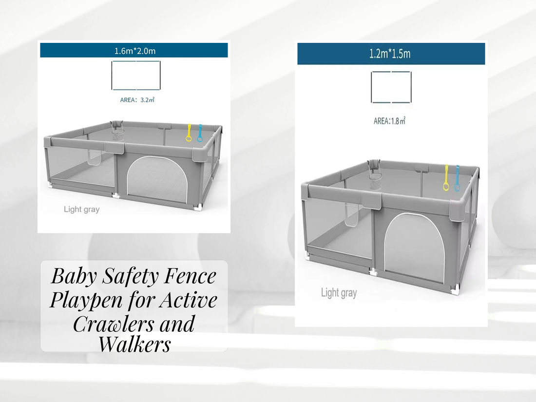 Baby Safety Fence Playpen for Active Crawlers and Walkers