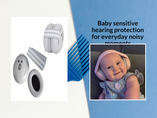 Baby sensitive hearing protection for everyday noisy moments