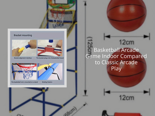 Basketball Arcade Game Indoor Compared to Classic Arcade Play