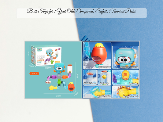 Bath Toys for 1 Year Olds Compared: Safest, Funniest Picks