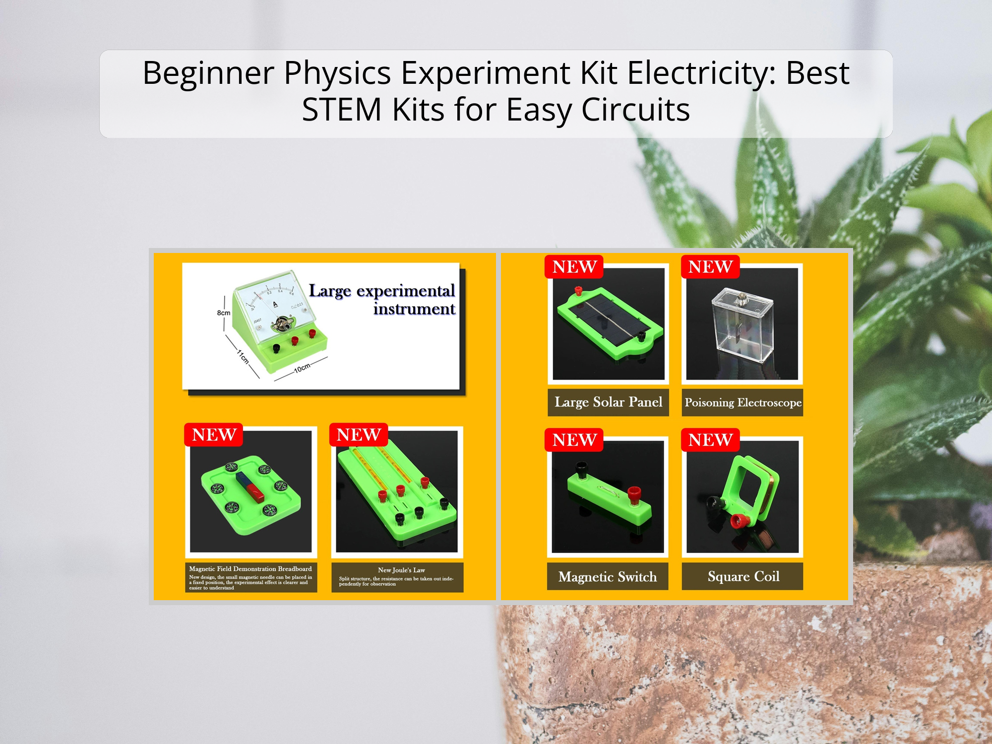 Beginner Physics Experiment Kit Electricity: Best STEM Kits – KentDO ...