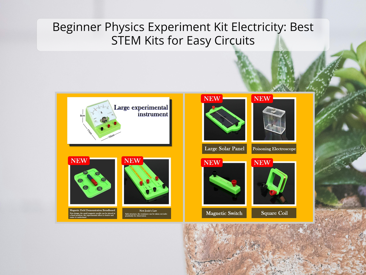 Beginner Physics Experiment Kit Electricity: Best STEM Kits – KentDO ...
