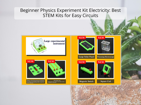 Beginner Physics Experiment Kit Electricity: Best STEM Kits for Easy Circuits