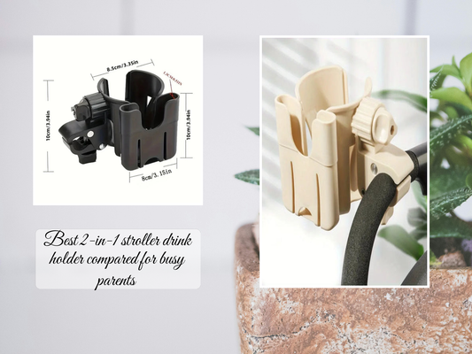 Best 2-in-1 stroller drink holder compared for busy parents