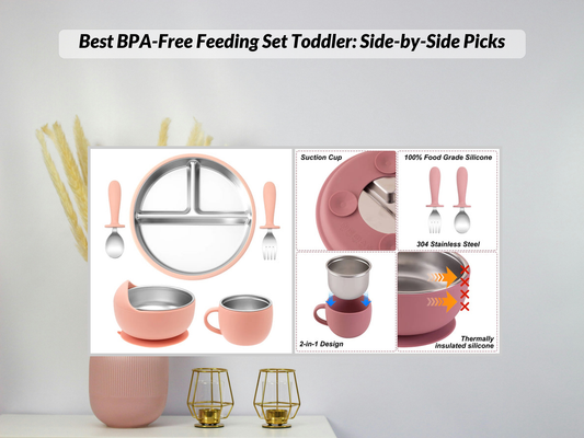 Best BPA-Free Feeding Set Toddler: Side-by-Side Picks