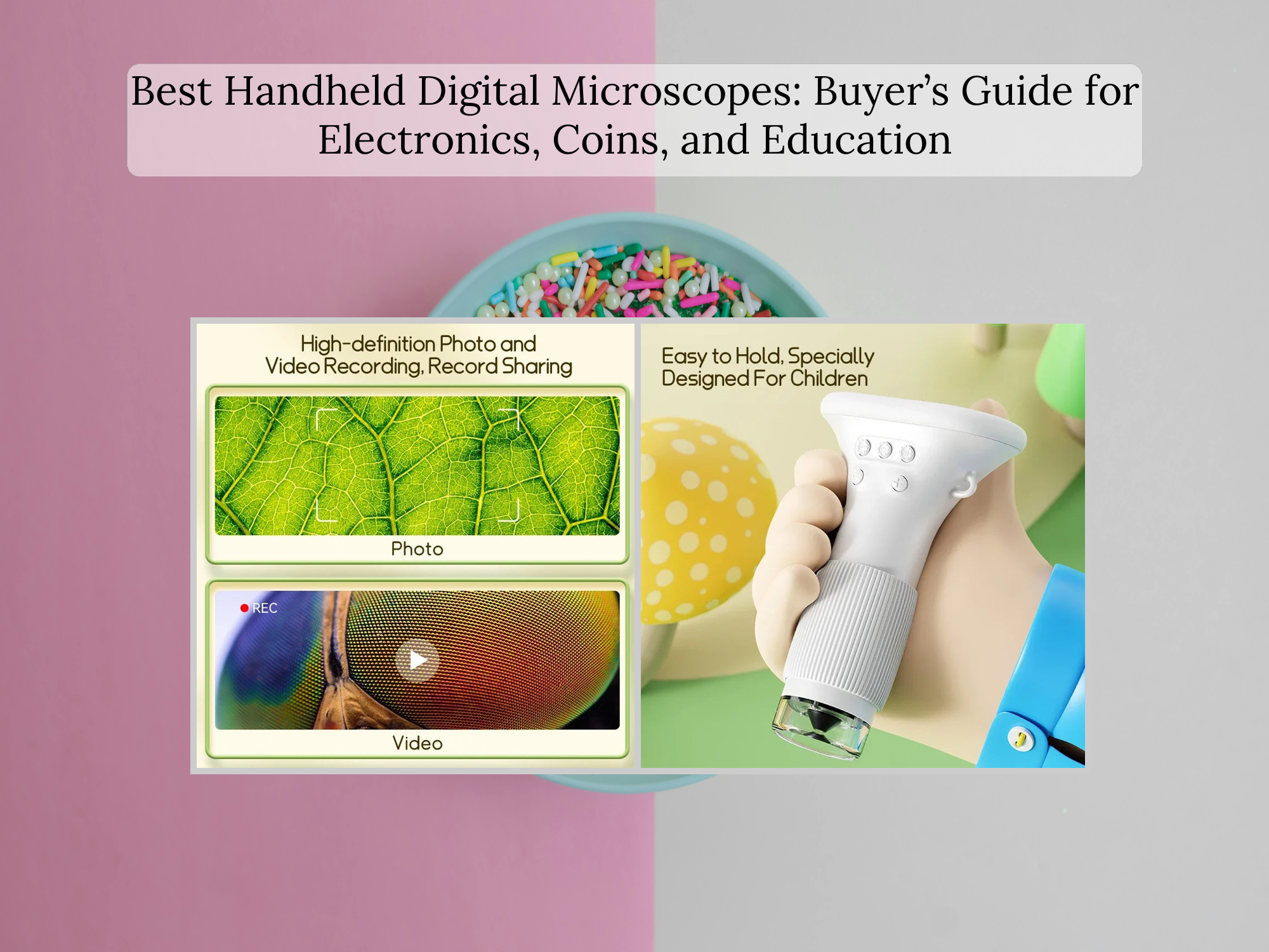Microscopes Hand Help Best Handheld Digital Microscopes (2026 Buyer’s Guide) – KentDO™ Mom & Baby