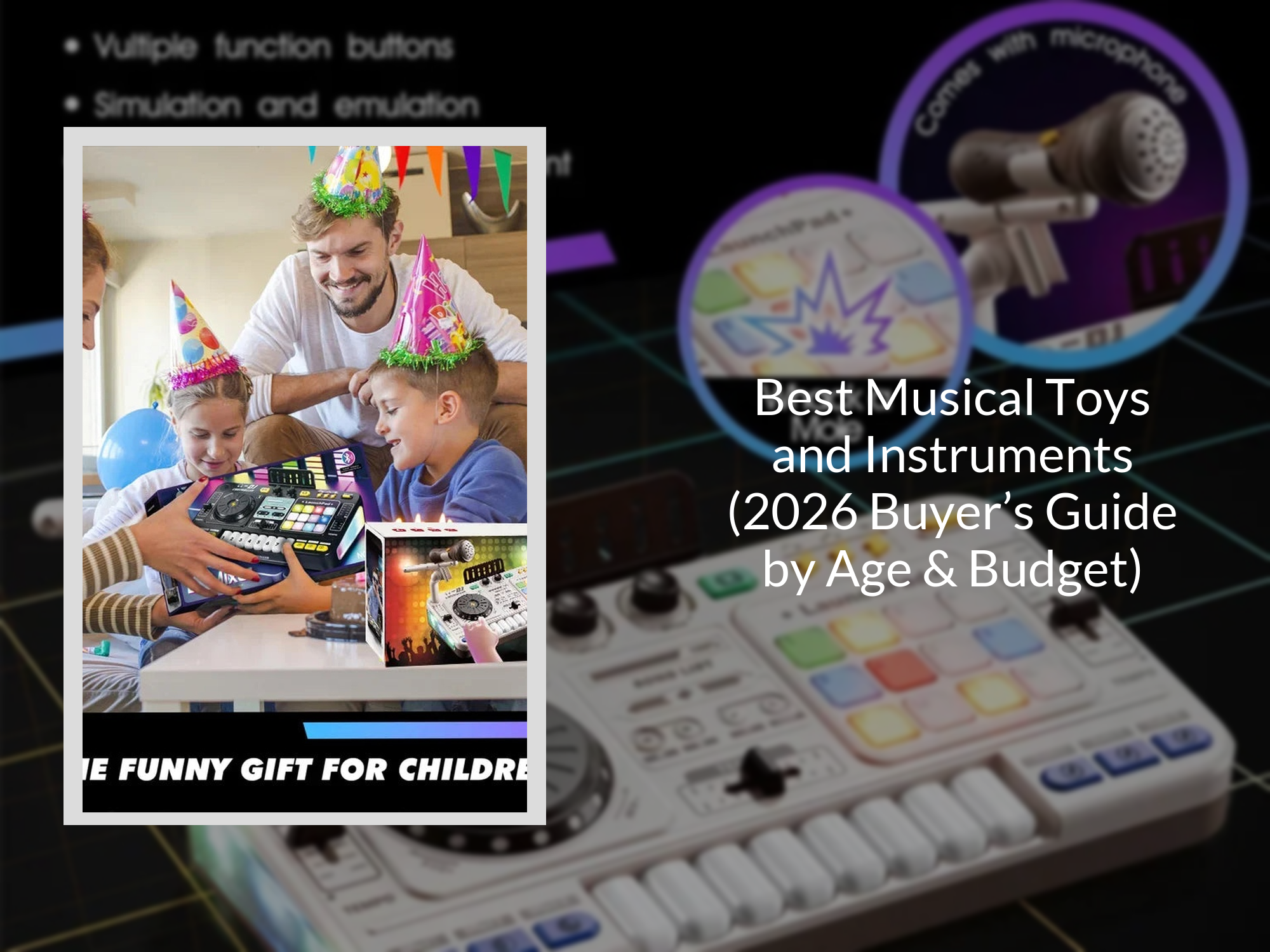 Best Musical Toys and Instruments for Kids (2026 Guide) – KentDO™ Mom ...