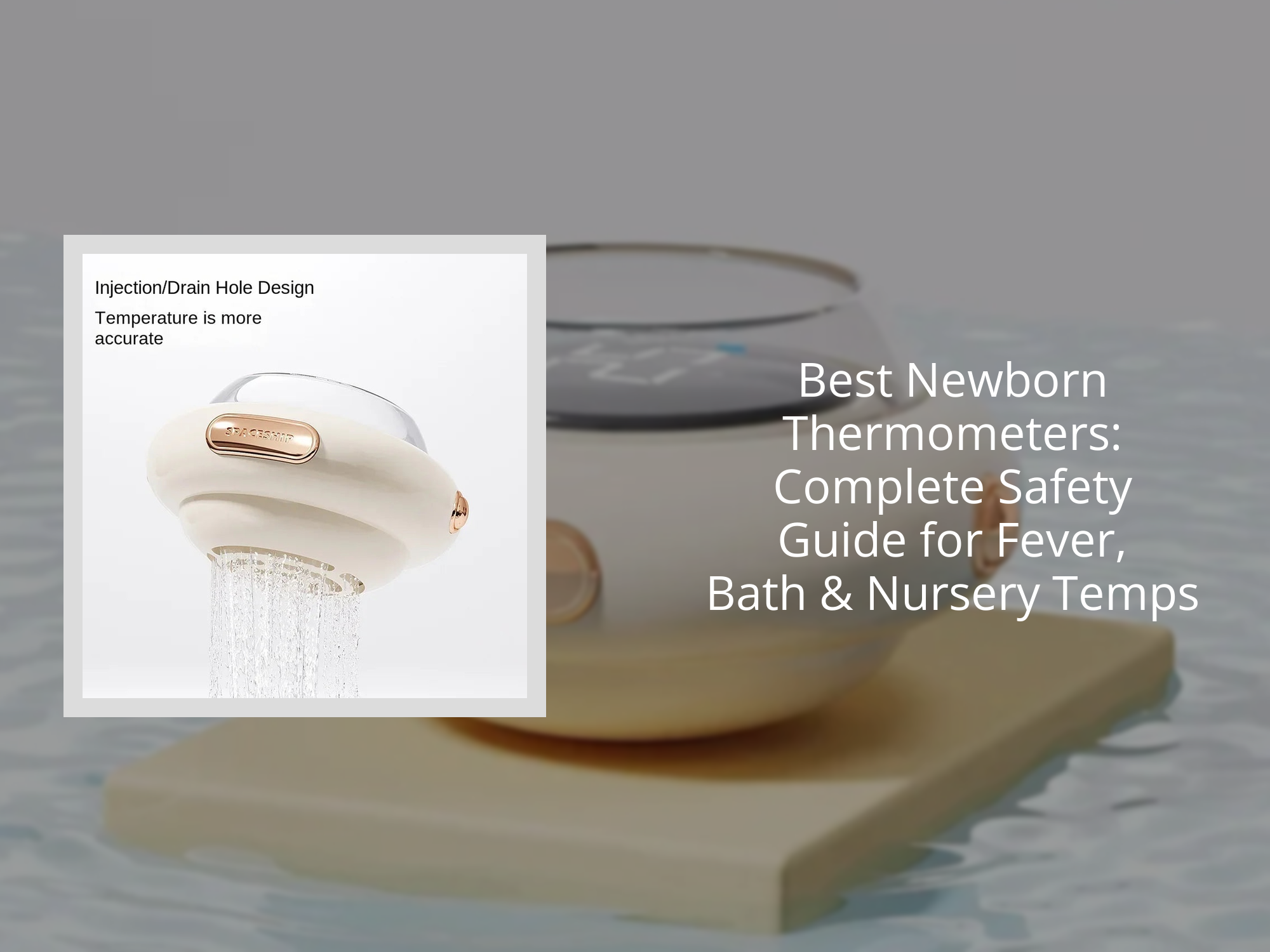 Bébé-Jou - Badthermometer Light Oat | Ecru - Het land van Ooit Bébé-Jou - Badthermometer Light Oat | Ecru - Het land van Ooit
