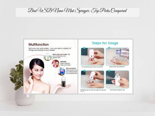 Best USB Nano Mist Sprayer: Top Picks Compared