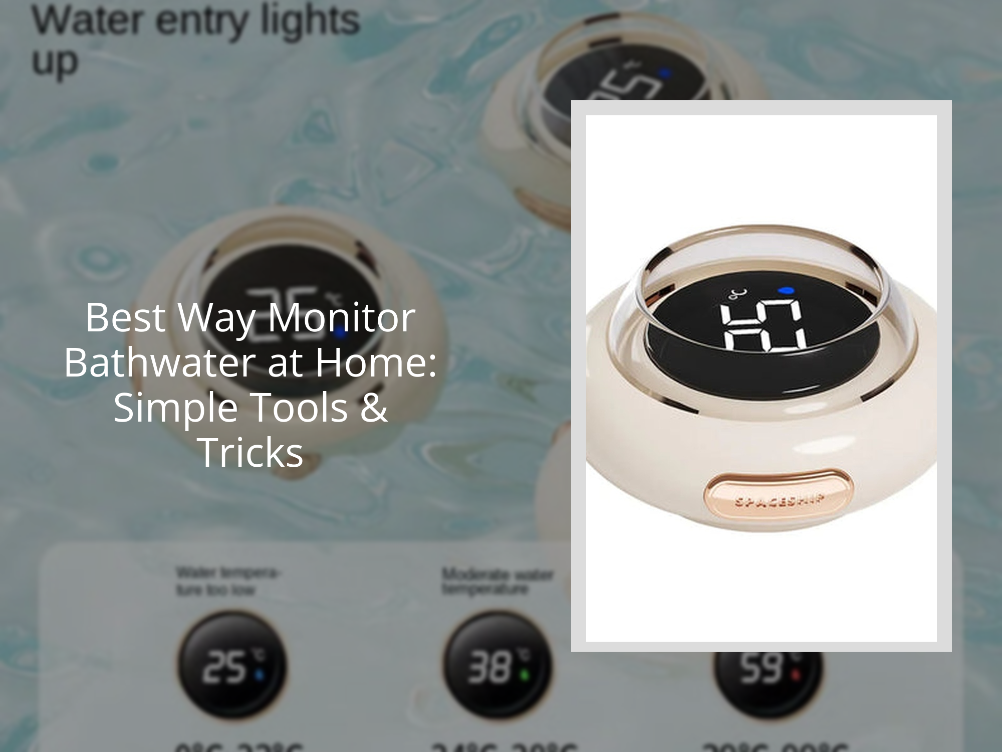 Best Way Monitor Bathwater at Home: Simple Tools & Tricks – KentDO™ Mom ...