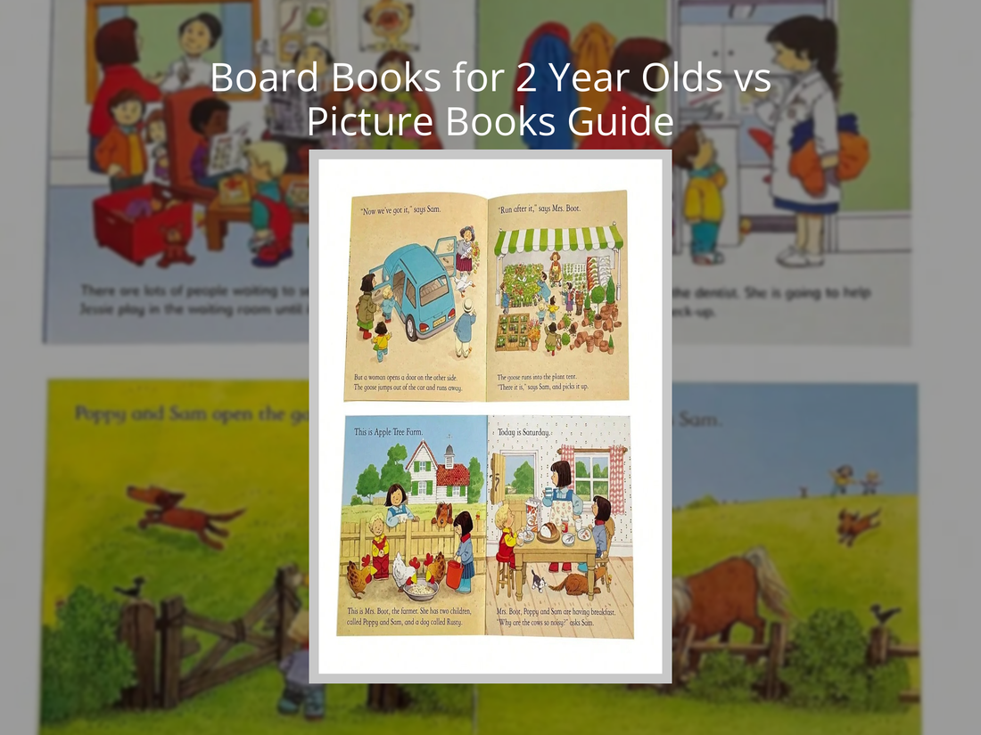 Board Books for 2 Year Olds vs Picture Books Guide