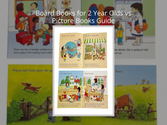 Board Books for 2 Year Olds vs Picture Books Guide