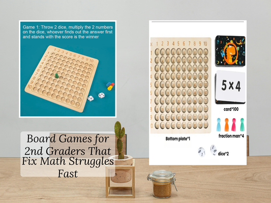 Board Games for 2nd Graders That Fix Math Struggles Fast