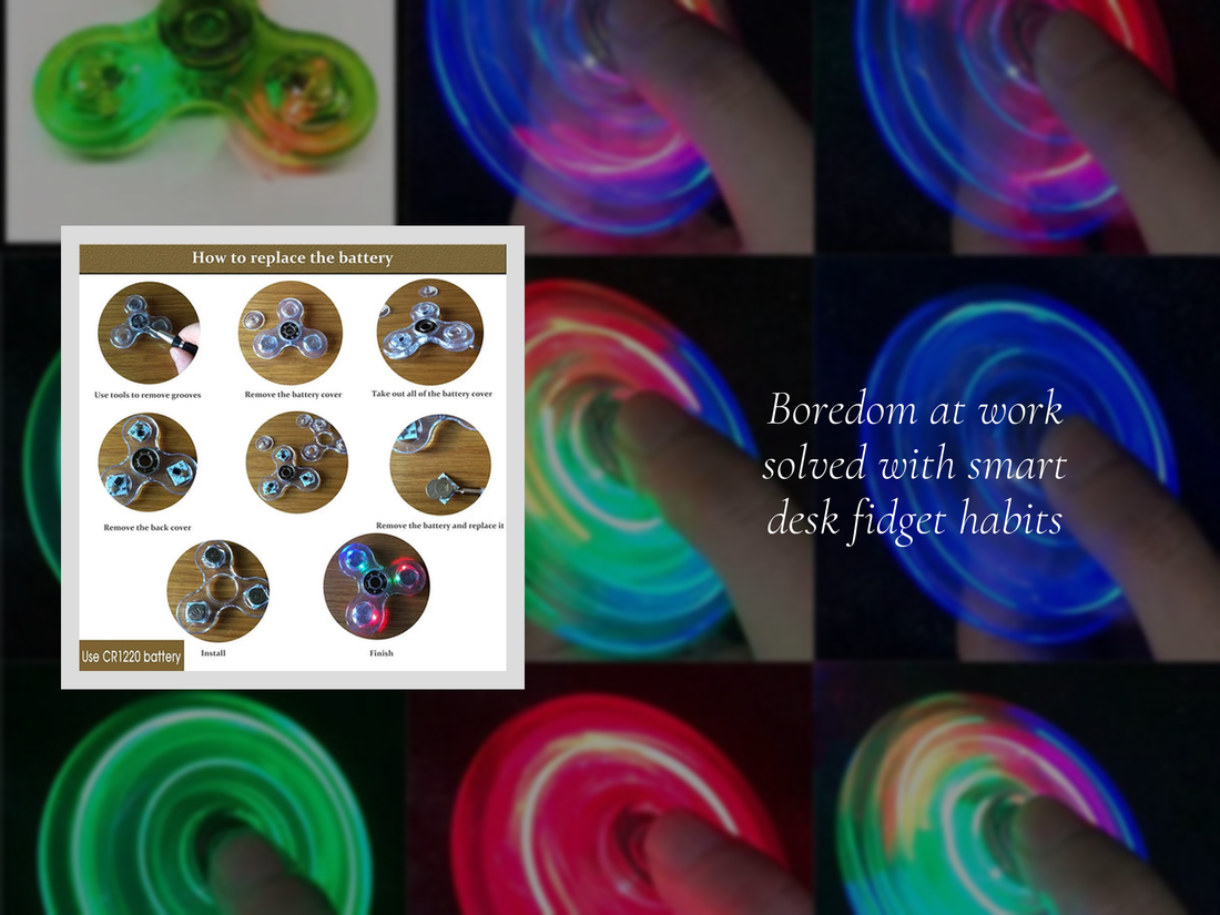 Boredom at work solved with smart desk fidget habits