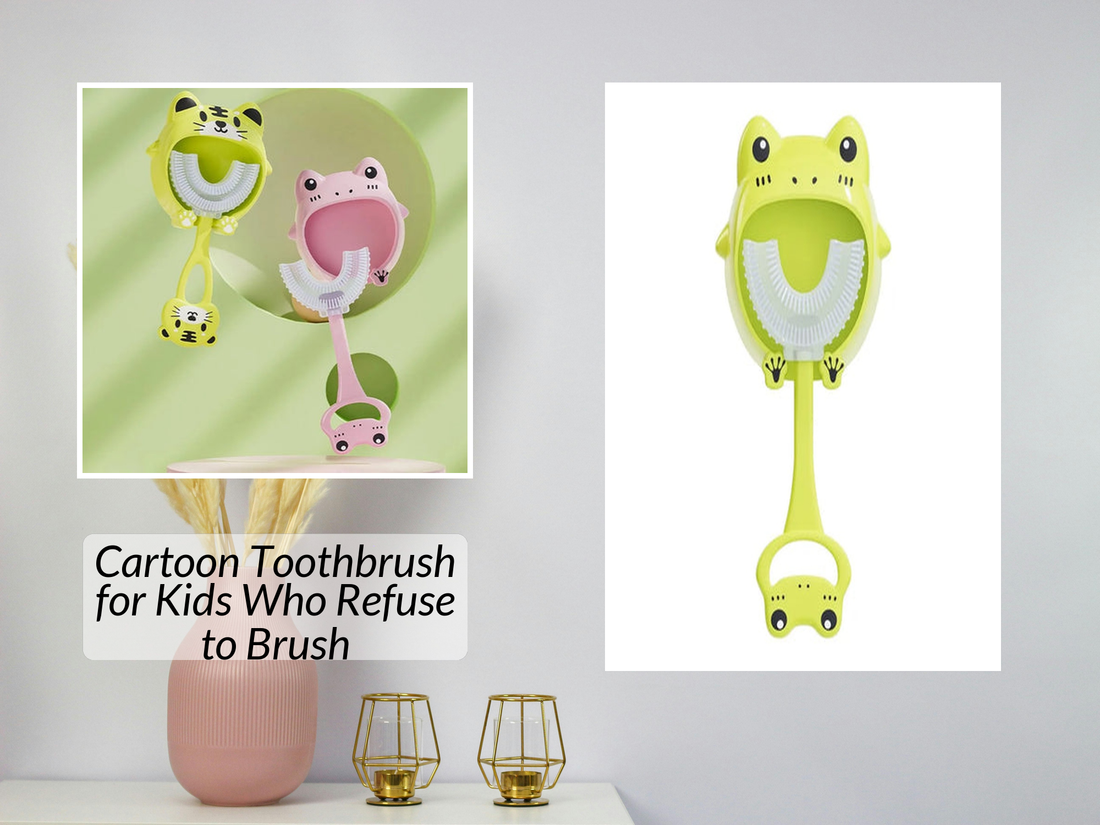 Cartoon Toothbrush for Kids Who Refuse to Brush
