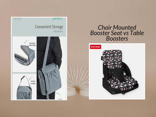 Chair Mounted Booster Seat vs Table Boosters
